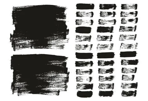 Flat Paint Brush Thin Long Background &amp; Straight Lines Mix High Detail Abstract Stock Illustration