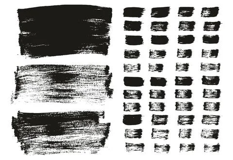 Flat Paint Brush Thin Long Background &amp; Straight Lines Mix High Detail Abstract Stockillustratie