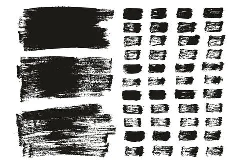 Flat Paint Brush Thin Long Background &amp; Straight Lines Mix High Detail Abstract Stock Illustration