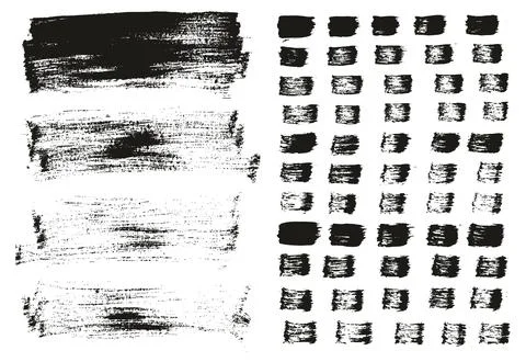 Flat Paint Brush Thin Long Background &amp; Straight Lines Mix High Detail Abstract Stockillustratie