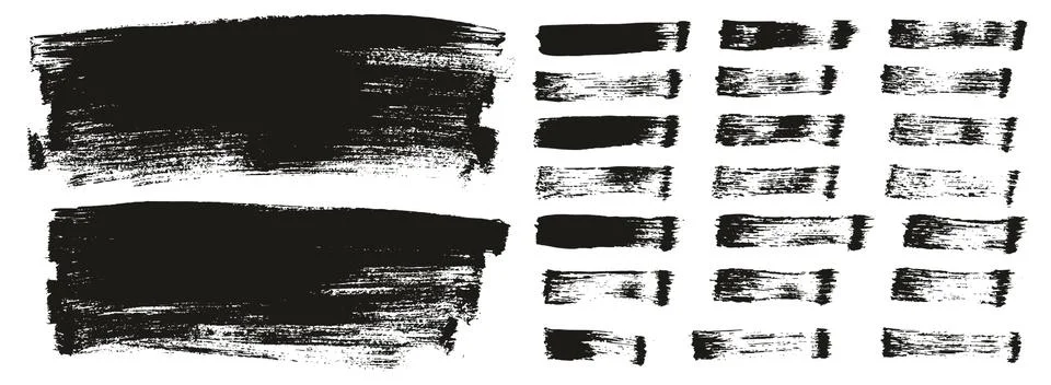 Flat Paint Brush Thin Long Background &amp; Straight Lines Mix High Detail Abstract Stock Illustration