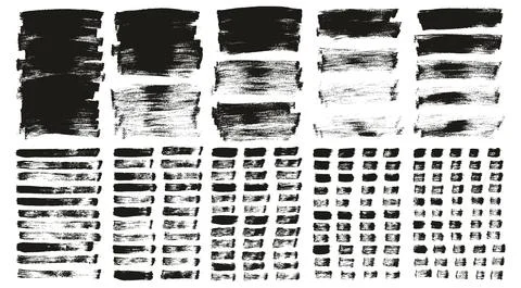 Flat Paint Brush Thin Long Background &amp; Straight Lines Mix High Detail Abstract 스톡 일러스트