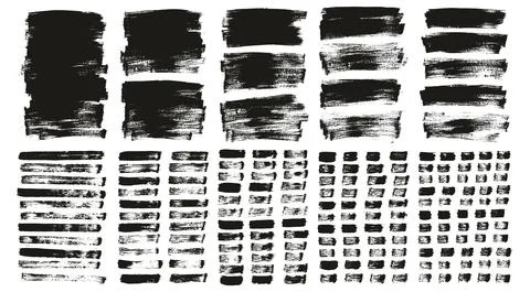 Flat Paint Brush Thin Long Background &amp; Straight Lines Mix High Detail Abstract 스톡 일러스트