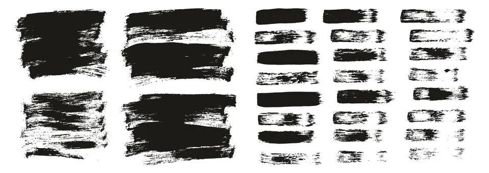 Flat Paint Brush Thin Short Background &amp; Straight Lines Mix High Detail Abstract Illustrazione stock
