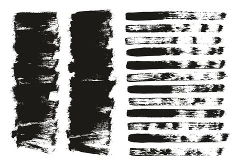 Flat Paint Brush Thin Short Background &amp; Straight Lines Mix High Detail Abstract 스톡 일러스트
