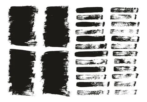 Flat Paint Brush Thin Short Background &amp; Straight Lines Mix High Detail Abstract 스톡 일러스트
