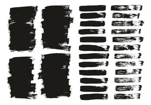 Flat Paint Brush Thin Short Background &amp; Straight Lines Mix High Detail Abstract イラスト素材