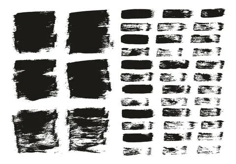 Flat Paint Brush Thin Short Background &amp; Straight Lines Mix High Detail Abstract Stock Illustration