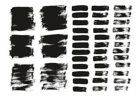 Flat Paint Brush Thin Short Background &amp; Straight Lines Mix High Detail Abstract Stockillustratie