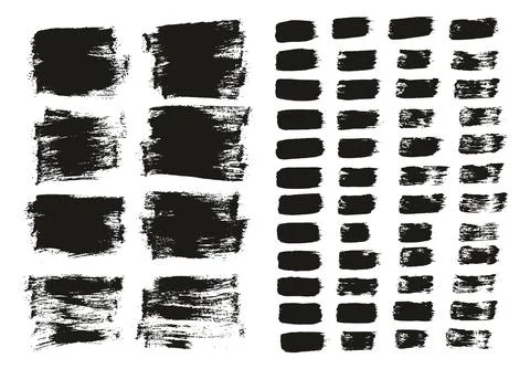 Flat Paint Brush Thin Short Background &amp; Straight Lines Mix High Detail Abstract Stockillustratie