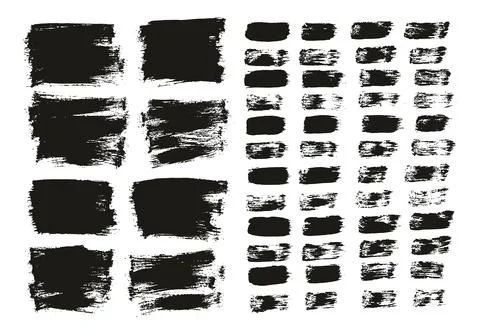 Flat Paint Brush Thin Short Background &amp; Straight Lines Mix High Detail Abstract Stockillustratie