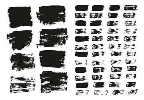 Flat Paint Brush Thin Short Background &amp; Straight Lines Mix High Detail Abstract Stock Illustration