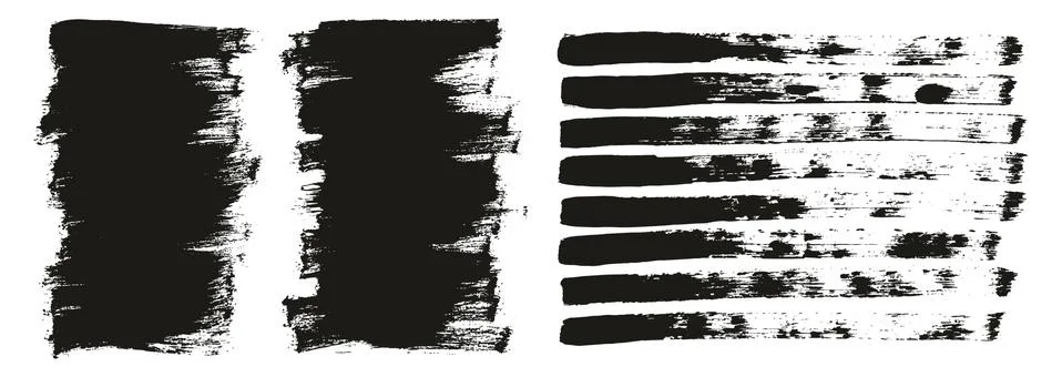 Flat Paint Brush Thin Short Background &amp; Straight Lines Mix High Detail Abstract イラスト素材