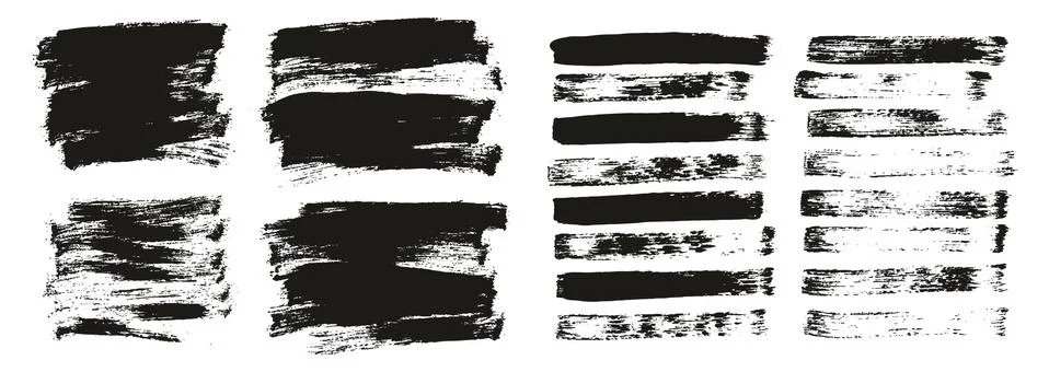 Flat Paint Brush Thin Short Background &amp; Straight Lines Mix High Detail Abstract イラスト素材