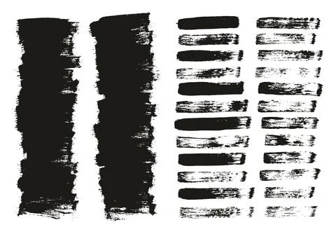Flat Paint Brush Thin Short Background &amp; Straight Lines Mix High Detail Abstract 스톡 일러스트