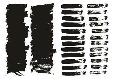 Flat Paint Brush Thin Short Background &amp; Straight Lines Mix High Detail Abstract 스톡 일러스트