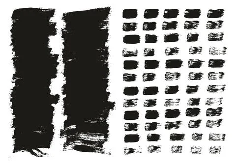 Flat Paint Brush Thin Short Background &amp; Straight Lines Mix High Detail Abstract 스톡 일러스트