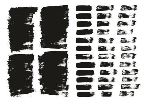 Flat Paint Brush Thin Short Background &amp; Straight Lines Mix High Detail Abstract 库存插图