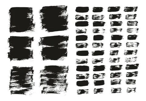 Flat Paint Brush Thin Short Background &amp; Straight Lines Mix High Detail Abstract Stock Illustration