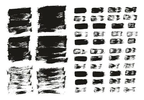 Flat Paint Brush Thin Short Background &amp; Straight Lines Mix High Detail Abstract Stockillustratie