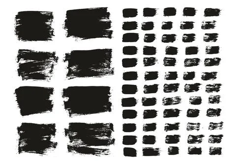 Flat Paint Brush Thin Short Background &amp; Straight Lines Mix High Detail Abstract Stockillustratie