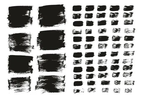 Flat Paint Brush Thin Short Background &amp; Straight Lines Mix High Detail Abstract Stock Illustration