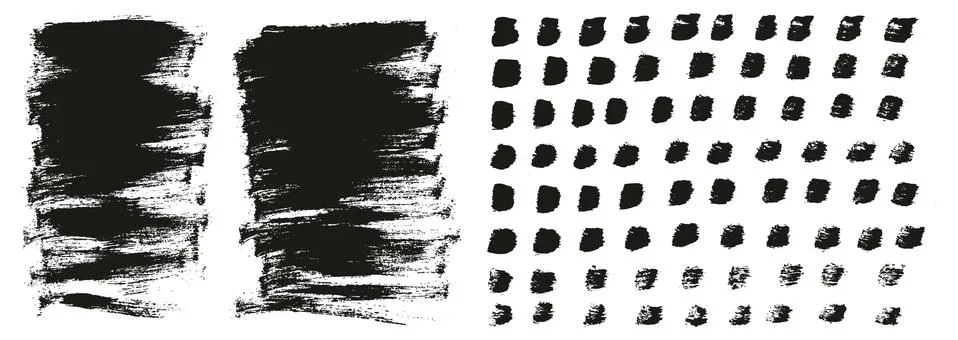 Flat Paint Brush Thin Short Background &amp; Straight Lines Mix High Detail Abstract イラスト素材