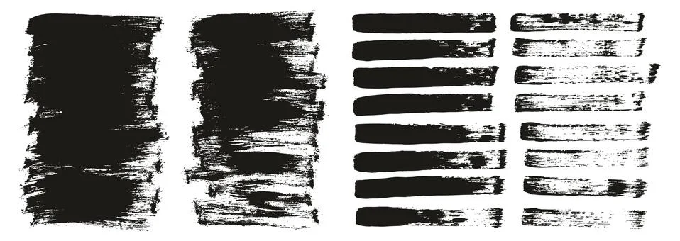 Flat Paint Brush Thin Short Background &amp; Straight Lines Mix High Detail Abstract イラスト素材