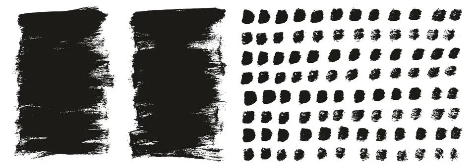 Flat Paint Brush Thin Short Background &amp; Straight Lines Mix High Detail Abstract Stock Illustration