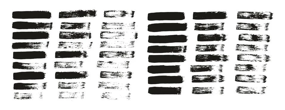 Flat Paint Brush Thin Straight Lines High Detail Abstract Vector Background Stockillustratie