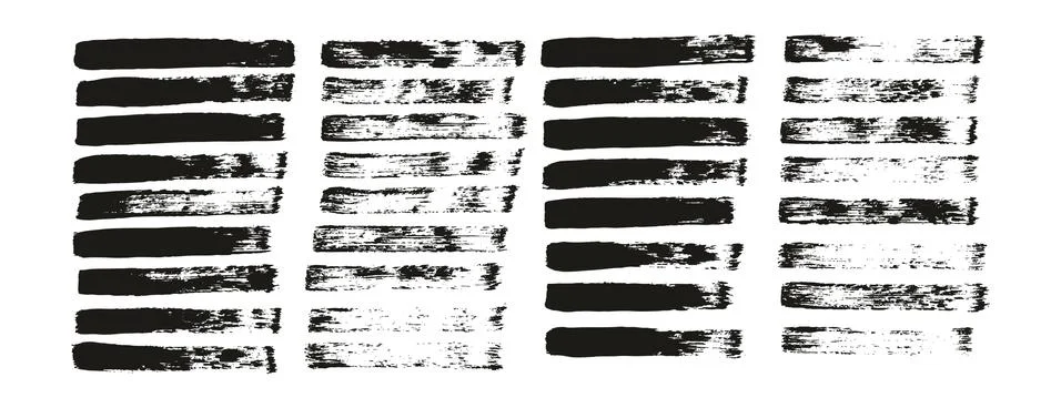 Flat Paint Brush Thin Straight Lines High Detail Abstract Vector Background イラスト素材