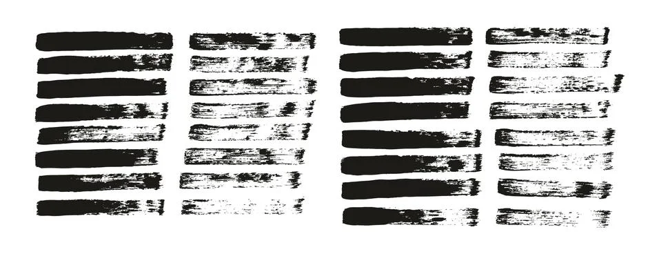 Flat Paint Brush Thin Straight Lines High Detail Abstract Vector Background 스톡 일러스트