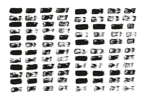 Flat Paint Brush Thin Straight Lines High Detail Abstract Vector Background Stockillustratie