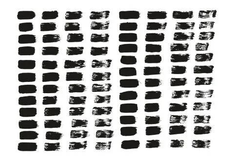 Flat Paint Brush Thin Straight Lines High Detail Abstract Vector Background Illustrazione stock