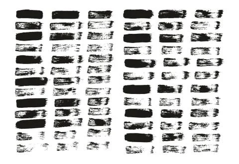Flat Paint Brush Thin Straight Lines High Detail Abstract Vector Background Illustrazione stock