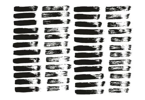Flat Paint Brush Thin Straight Lines High Detail Abstract Vector Background 스톡 일러스트