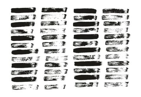 Flat Paint Brush Thin Straight Lines High Detail Abstract Vector Background Stockillustratie