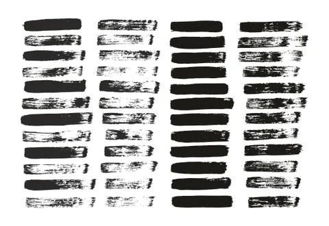 Flat Paint Brush Thin Straight Lines High Detail Abstract Vector Background 스톡 일러스트