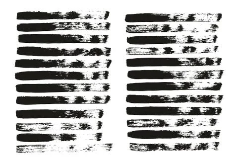 Flat Paint Brush Thin Straight Lines High Detail Abstract Vector Background Stockillustratie