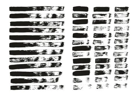 Flat Paint Brush Thin Straight Lines High Detail Abstract Vector Background Stockillustratie