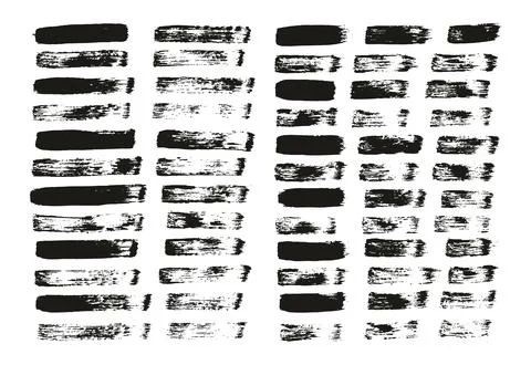 Flat Paint Brush Thin Straight Lines High Detail Abstract Vector Background Stockillustratie