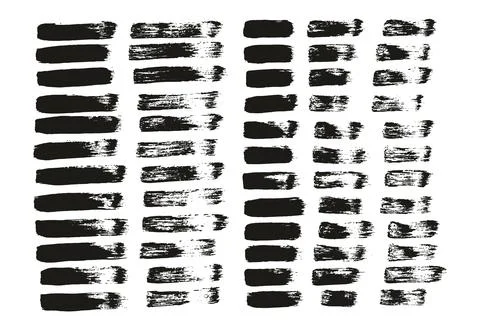 Flat Paint Brush Thin Straight Lines High Detail Abstract Vector Background Stockillustratie