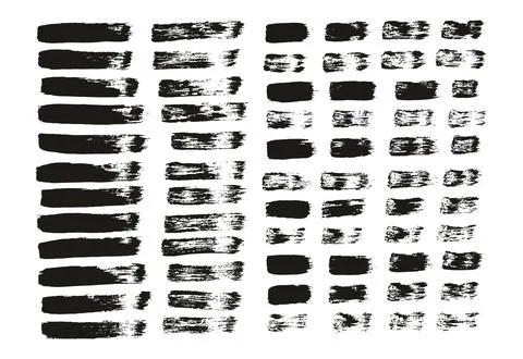 Flat Paint Brush Thin Straight Lines High Detail Abstract Vector Background イラスト素材