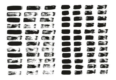 Flat Paint Brush Thin Straight Lines High Detail Abstract Vector Background Stock Illustration