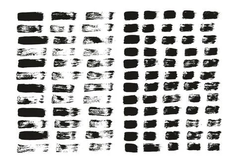 Flat Paint Brush Thin Straight Lines High Detail Abstract Vector Background Stockillustratie