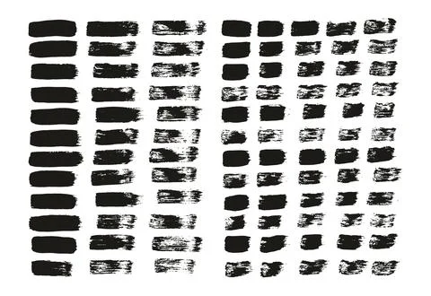 Flat Paint Brush Thin Straight Lines High Detail Abstract Vector Background Stock Illustration