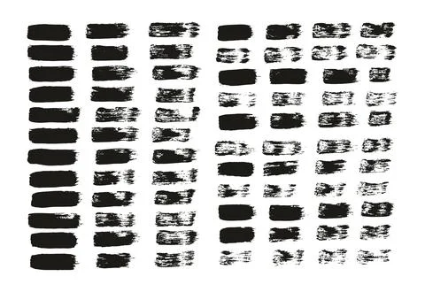 Flat Paint Brush Thin Straight Lines High Detail Abstract Vector Background Illustrazione stock