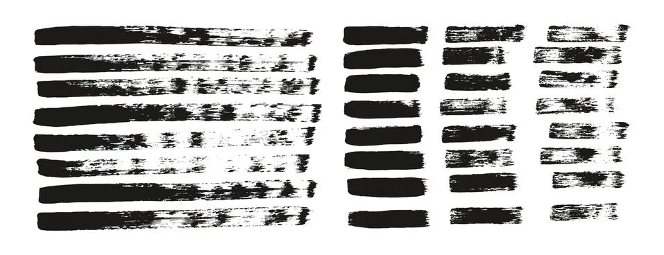 Flat Paint Brush Thin Straight Lines High Detail Abstract Vector Background 스톡 일러스트