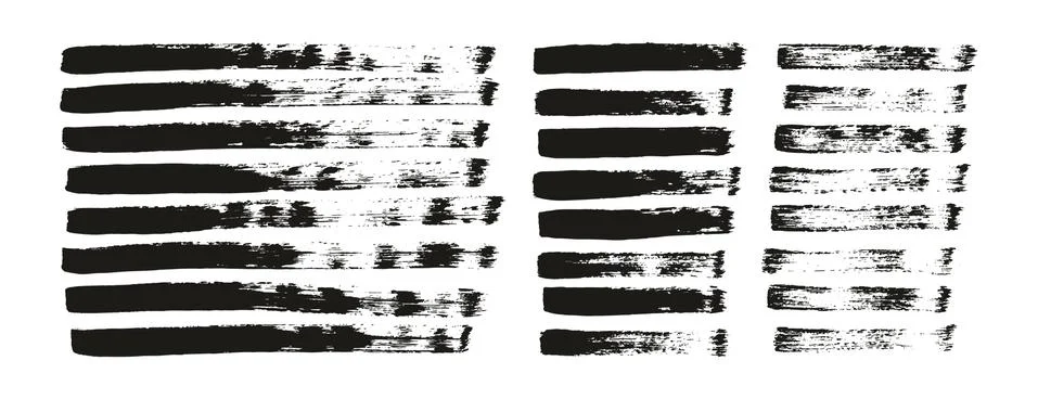 Flat Paint Brush Thin Straight Lines High Detail Abstract Vector Background イラスト素材