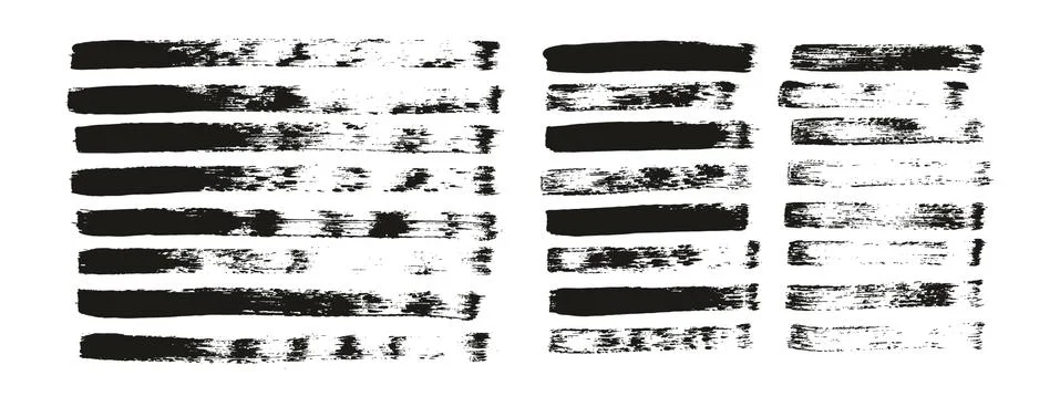 Flat Paint Brush Thin Straight Lines High Detail Abstract Vector Background 스톡 일러스트